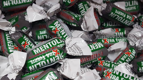 Mentolin Xtrafuerte sin azúcar 100gr