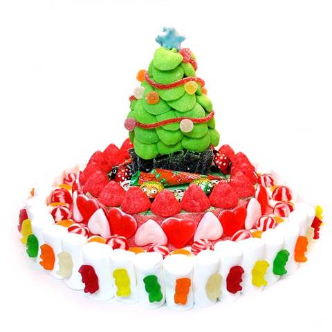 Pastel de Navidad de chuches