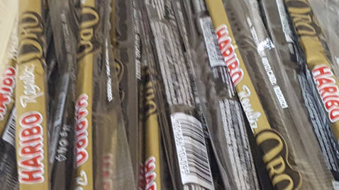 Regaliz Haribo oro